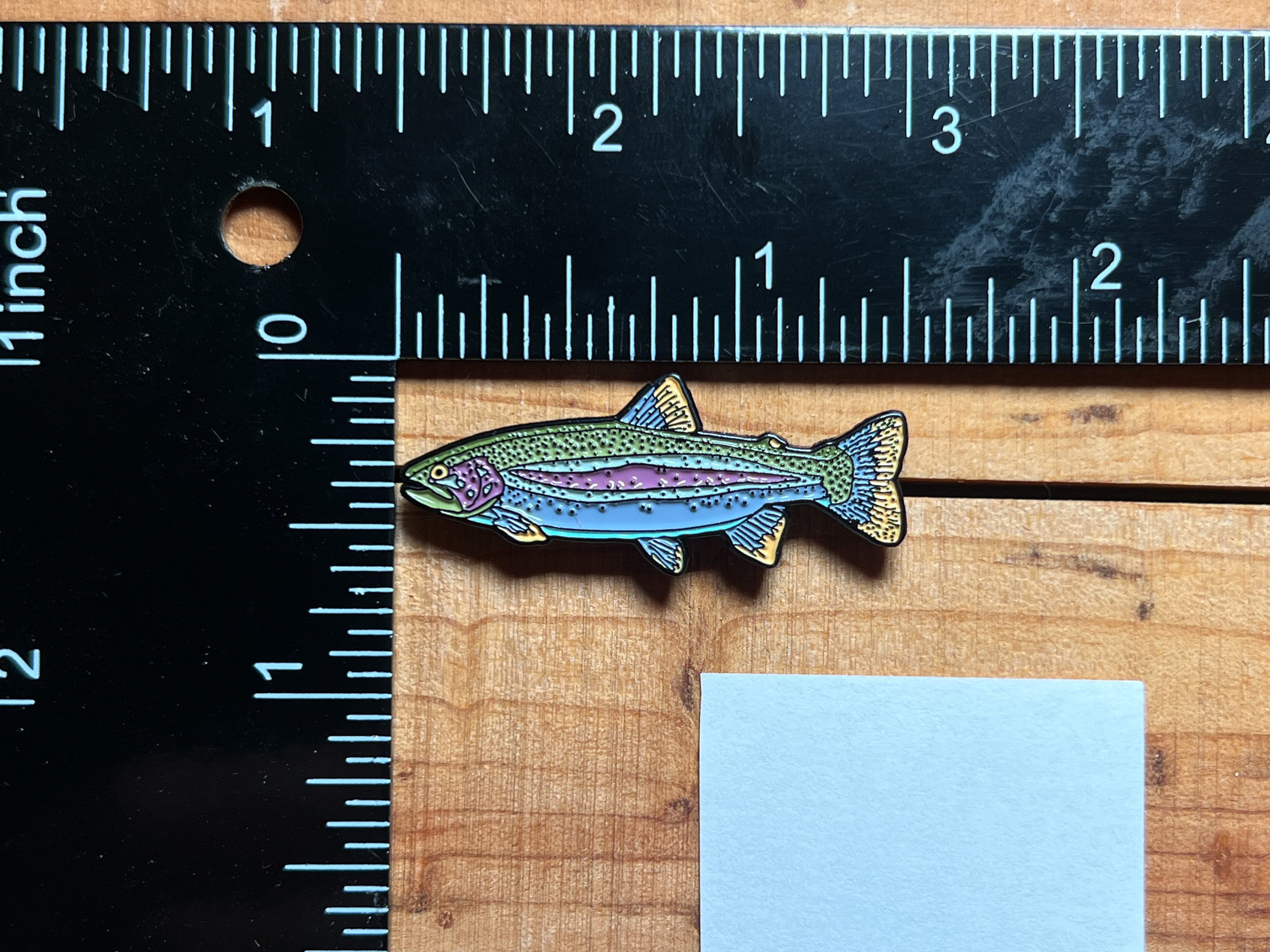 Rainbow Trout Enamel Pin
