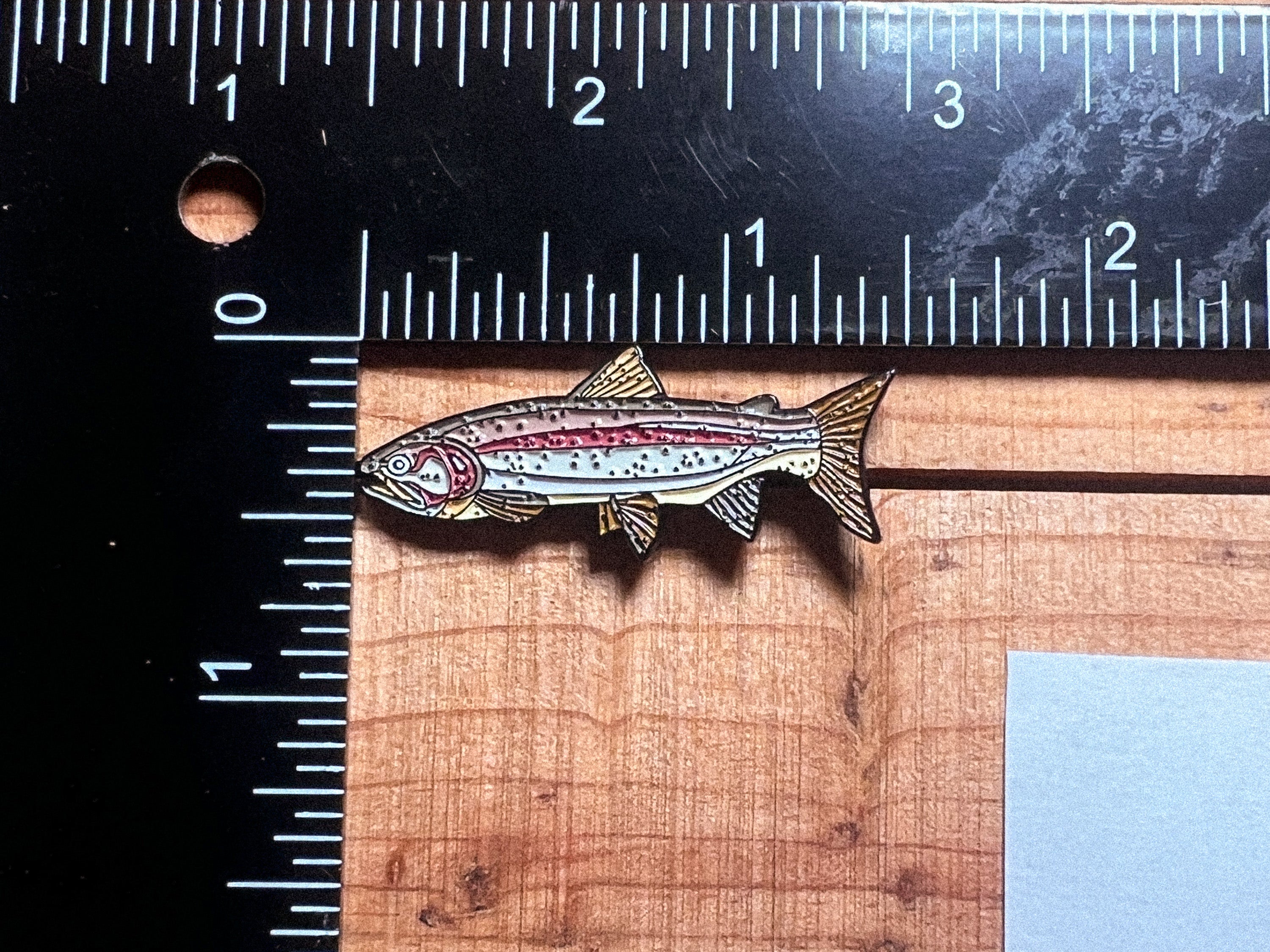 Rainbow Trout Enamel Pin