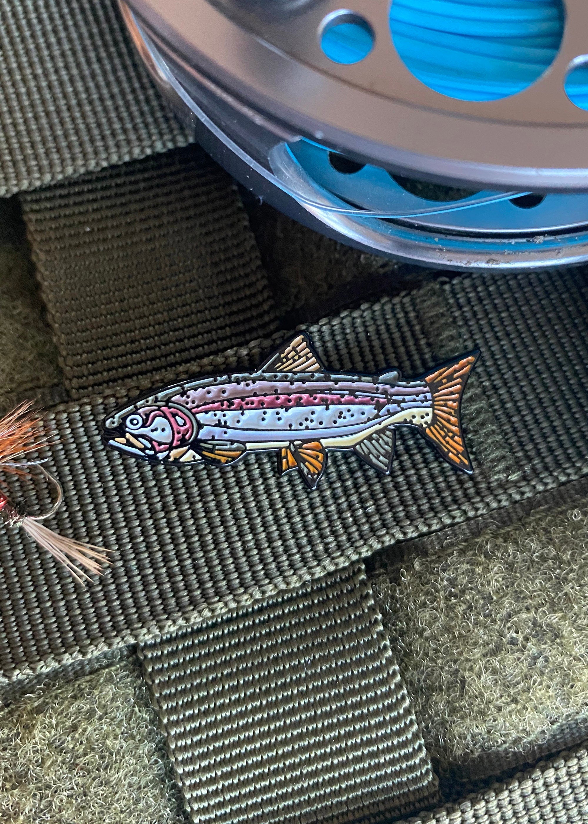 Rainbow Trout Enamel Pin