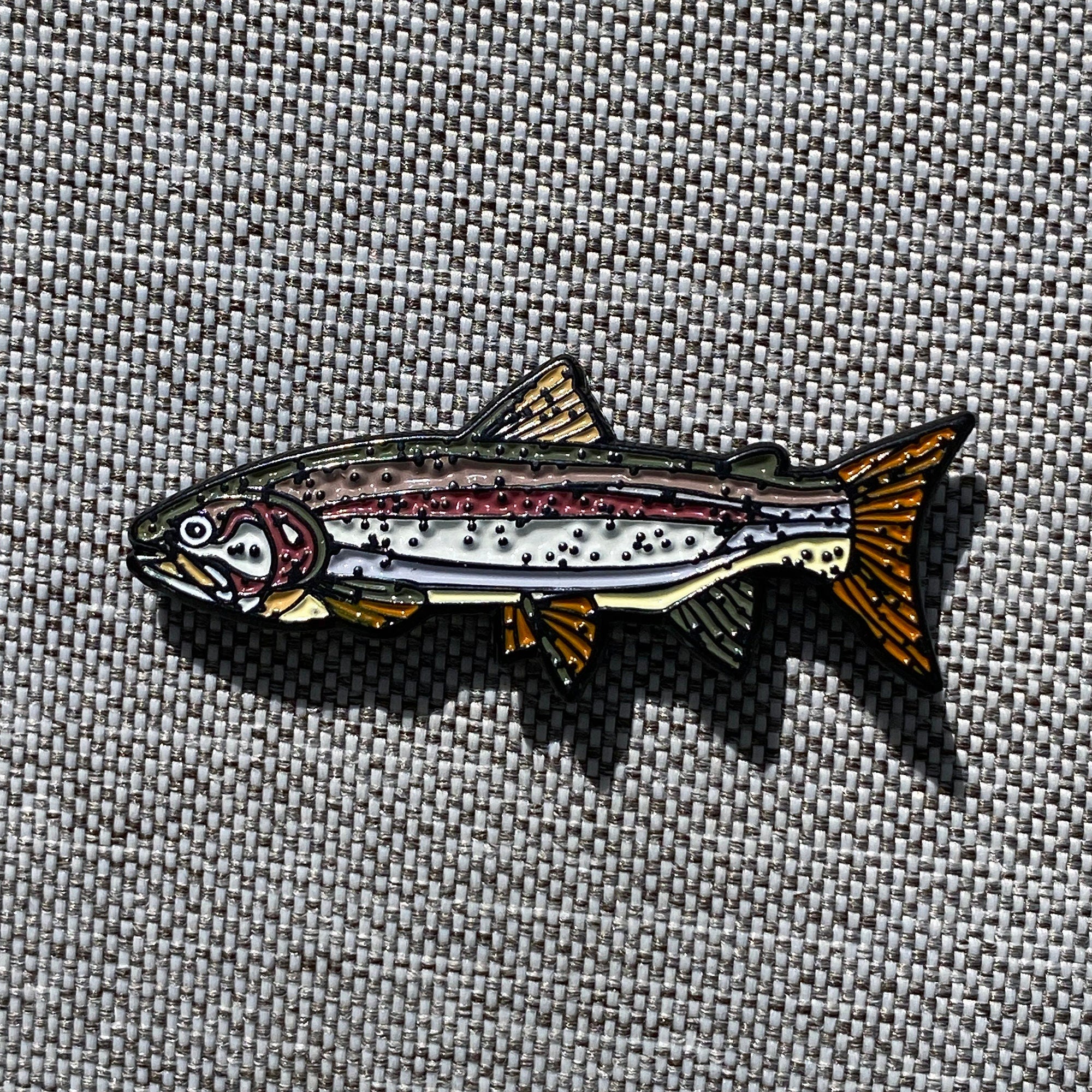 Rainbow Trout Enamel Pin